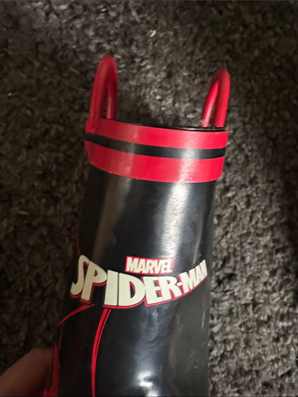 Marvel Spider-Man Kids Costume Rain Boot - Red, Black, Blue
